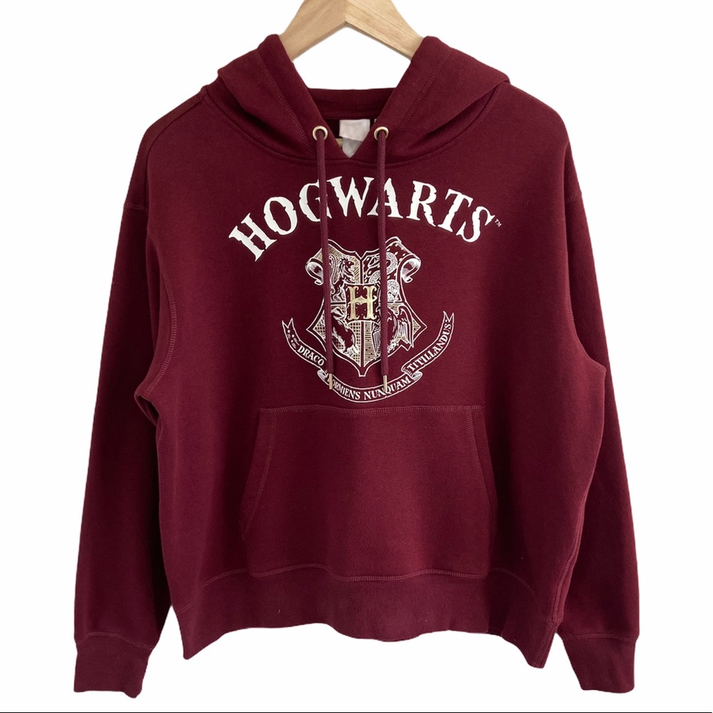 H&M Burgundy Hogwarts Hoodie